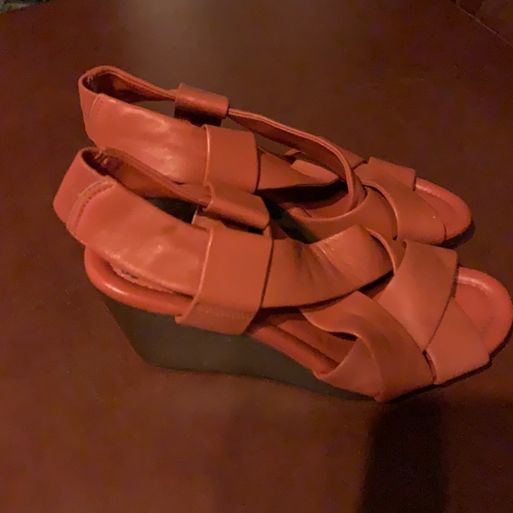 Orange Cole Haan Wedge
